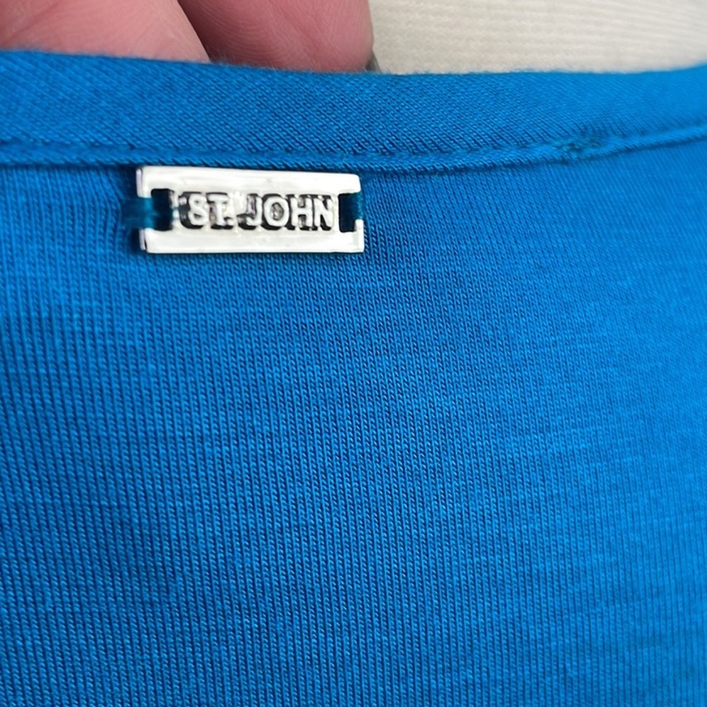 St John 2 piece cardigan jacket and t-shirt set - medium/6 - Picture 13 of 15